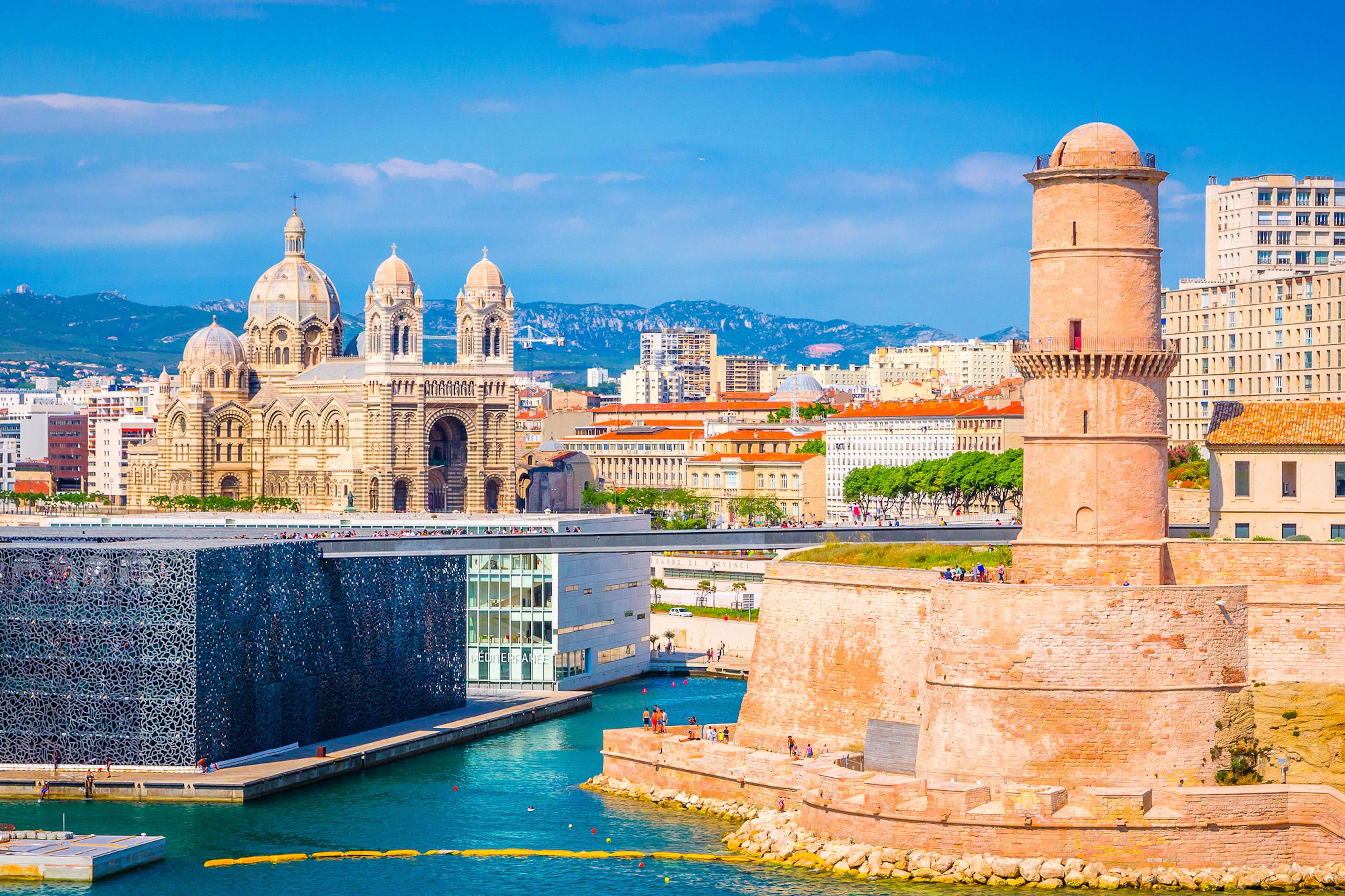 Marseille — Cathédrale de la Major et Fort Saint-Jean